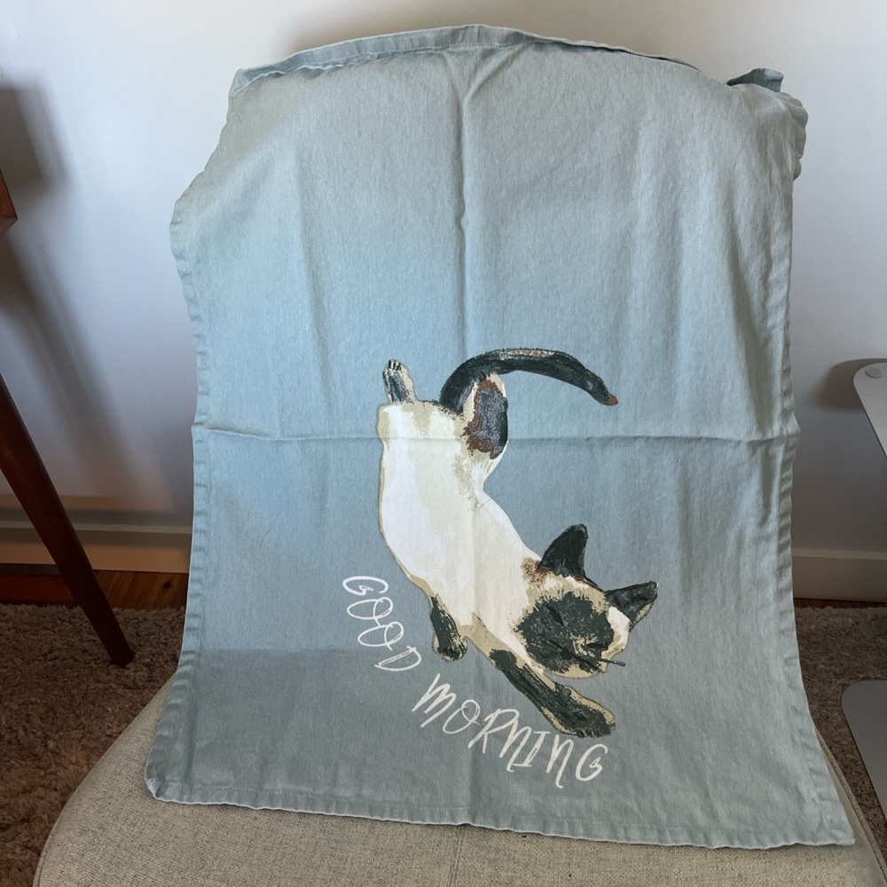 Tag cat dish towel NWOT